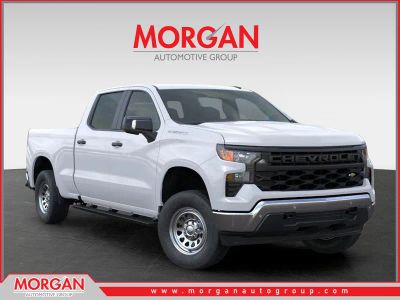 2026 Chevrolet Silverado 1500 Work Truck in Summit White — front three-quarter view