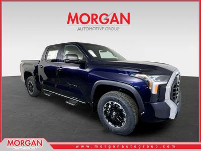 2026 Toyota Tundra 4WD SR5 in Blueprint — front three-quarter view