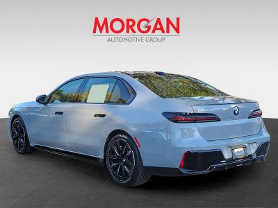 2026 BMW i7 — rear three-quarter view