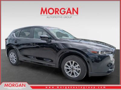 2025 Mazda CX-5 2.5 S Select Package in Jet Black Mica — front three-quarter view