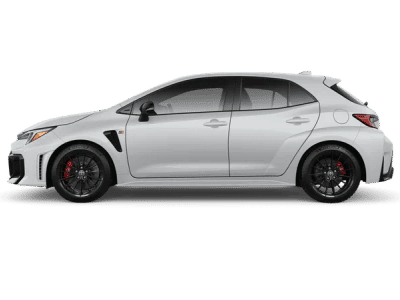 2025 Toyota GR Corolla — rear three-quarter view