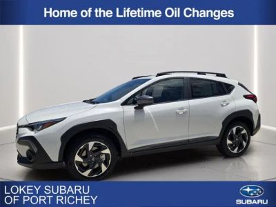 2026 Subaru Crosstrek Limited in Crystal White Pearl — front three-quarter view