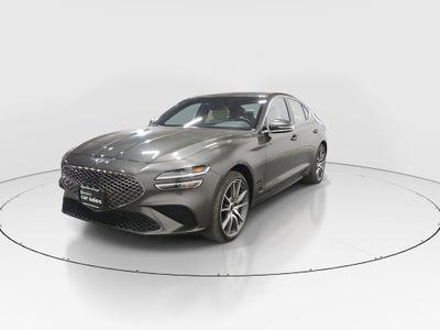 2025 Genesis G70 — rear three-quarter view