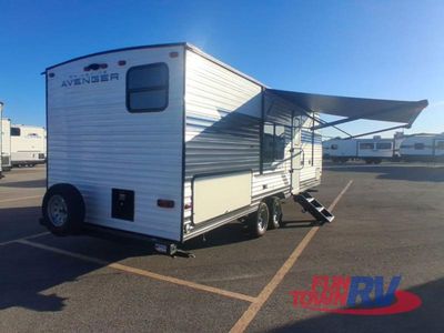 2022 Prime Time RV Avenger — rear three-quarter view