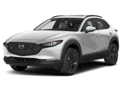 2026 Mazda CX-30 2.5 S Aire Edition in White — front three-quarter view