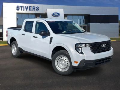 2026 Ford Maverick XL in Space White Metallic — front three-quarter view