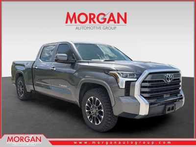 2024 Toyota Tundra 4WD Limited Hybrid in Magnetic Gray Metallic — front three-quarter view