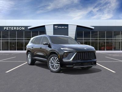 2026 Buick Enclave Avenir in Ebony Twilight Metallic — front three-quarter view