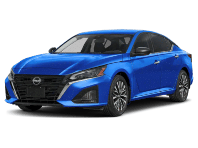 2025 Nissan Altima 2.5 SV in Blue — front three-quarter view
