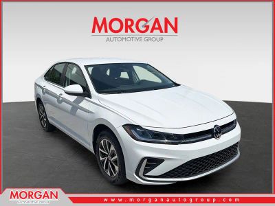 2026 Volkswagen Jetta S in White — front three-quarter view