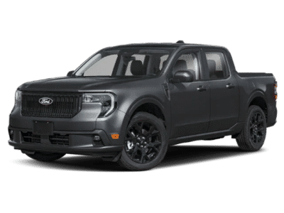 2026 Ford Maverick Lobo High in Black — front three-quarter view