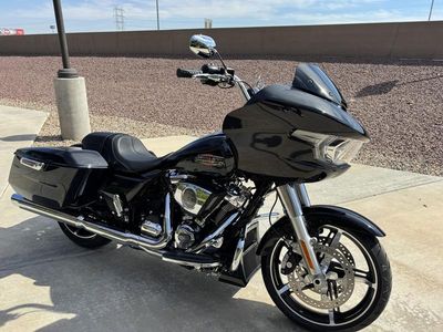 2025 Harley-Davidson FLTRX - Road Glide in VIVID BLACK — front three-quarter view