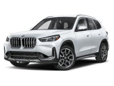 2026 BMW X1 xDrive28i in Alpine White — front three-quarter view