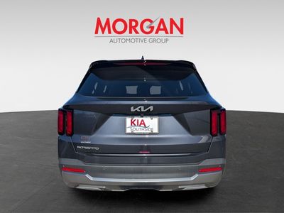 2025 Kia Sorento — rear three-quarter view