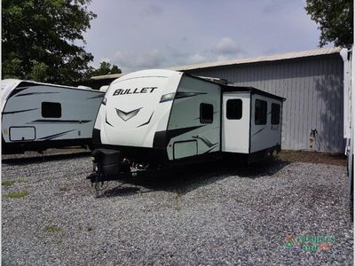 2023 Keystone RV Bullet — rear three-quarter view