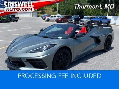 2024 Chevrolet Corvette Stingray 2LT in Hypersonic Gray Metallic — front three-quarter view