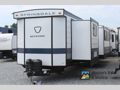 2026 Keystone RV Springdale Villa — rear three-quarter view