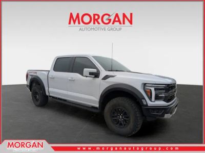 2025 Ford F-150 Raptor in White — front three-quarter view