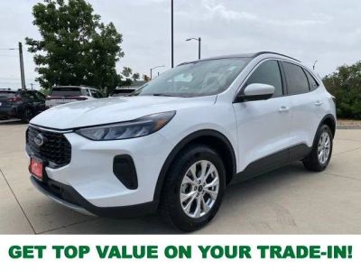 2024 Ford Escape Active in Oxford White — front three-quarter view