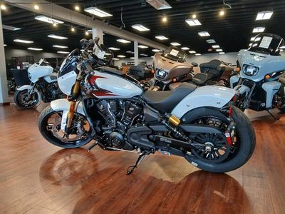 2025 Indian Motorcycle 101 Scout Ghost White Metallic with Graphics - Photo 10