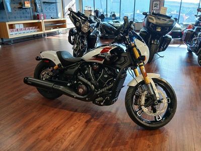 2025 Indian Motorcycle 101 Scout Ghost White Metallic with Graphics - Photo 4