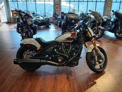 2025 Indian Motorcycle 101 Scout Ghost White Metallic with Graphics - Photo 5