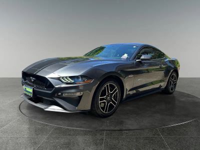 2018 Ford Mustang — rear three-quarter view