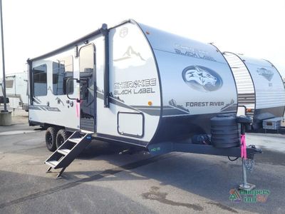 2025 Forest River RV Cherokee Grey Wolf Black Label — front three-quarter view