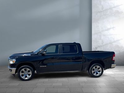2022 Ram 1500 — rear three-quarter view