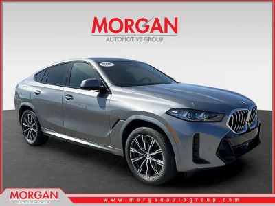 2024 BMW X6 xDrive40i in Gray — front three-quarter view