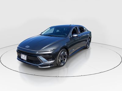 2024 Hyundai Sonata — rear three-quarter view
