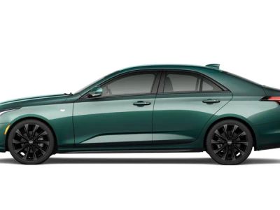 2026 Cadillac CT4 — rear three-quarter view
