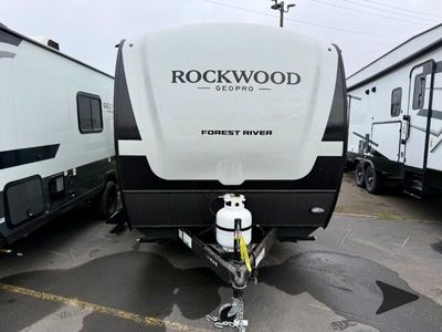 2026 Forest River RV Rockwood GEO Pro — rear three-quarter view