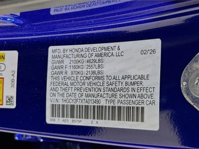 2026 Honda Accord Hybrid — photo 34 view