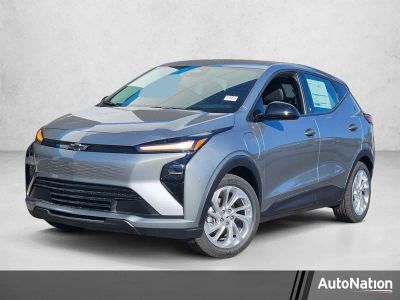 2027 Chevrolet Bolt LT in Sterling Grey Metallic — front three-quarter view