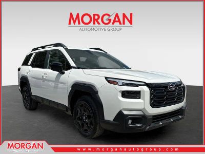 2026 Subaru Outback Limited in Crystal White Pearl — front three-quarter view