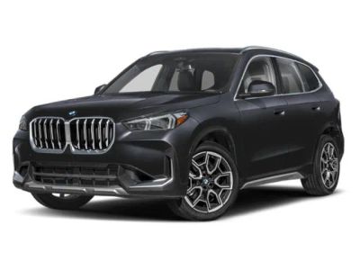 2026 BMW X1 xDrive28i in Black Sapphire Metallic — front three-quarter view