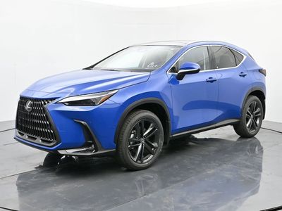 2025 Lexus NX PLUG-IN HYBRID ELECTRIC VEHICLE 450h+ LUXURY AWD in Grecian Water — front three-quarter view