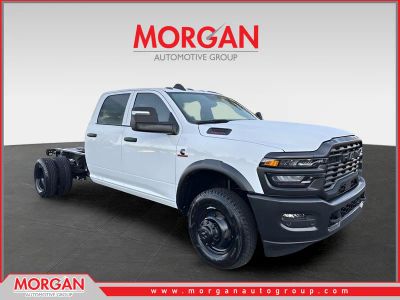 2026 Ram 3500 Tradesman in White — front three-quarter view