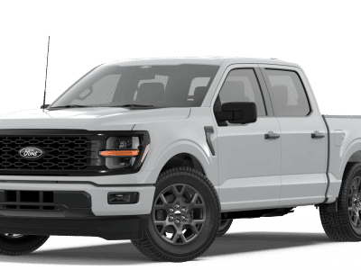 2026 Ford F-150 STX in Avalanche — front three-quarter view