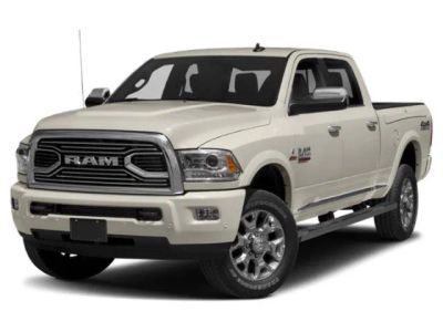 2018 Ram 2500 Longhorn in Brilliant Black Crystal Pearlcoat — front three-quarter view