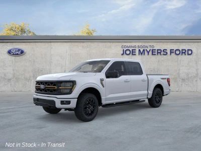 2026 Ford F-150 in Oxford White — front three-quarter view