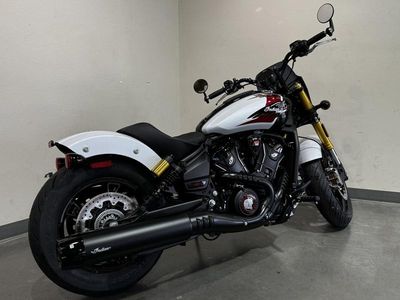 2025 Indian Motorcycle 101 Scout Ghost White Metallic with Graphics - Photo 4
