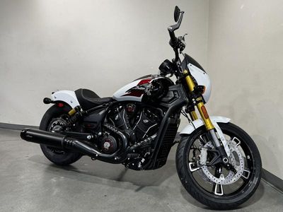 2025 Indian Motorcycle 101 Scout Ghost White Metallic with Graphics - Photo 1