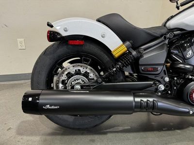 2025 Indian Motorcycle 101 Scout Ghost White Metallic with Graphics - Photo 10