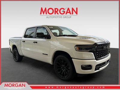 2026 Ram 1500 Limited in White — front three-quarter view