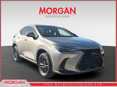 2025 Lexus NX 350 Premium in Silver — front three-quarter view