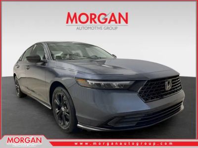 2025 Honda Accord Sedan SE in Meteorite Gray Metallic — front three-quarter view