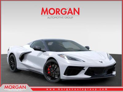 2026 Chevrolet Corvette 2LT in Arctic White — front three-quarter view