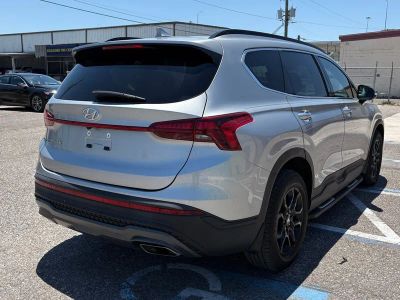 2022 Hyundai Santa Fe — rear three-quarter view
